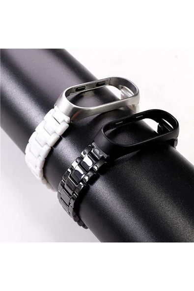 mastersonic Xiaomi Mi Band 3 Uyumlu KRD-21 Metal MTSC Kordon-Siyah - Resim 8