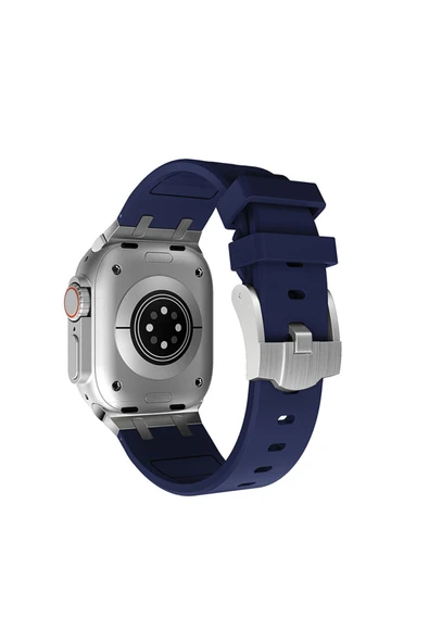 mastersonic Watch Ultra 49mm Uyumlu KRD-89 Uyumlu MTSC Kordon-Lacivert - 7