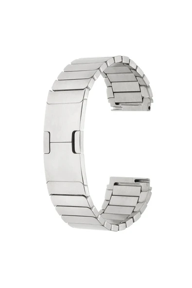 mastersonic Xiaomi Amazfit Pace Uyumlu KRD-82 22mm Metal MTSC Kordon-Gri - 6