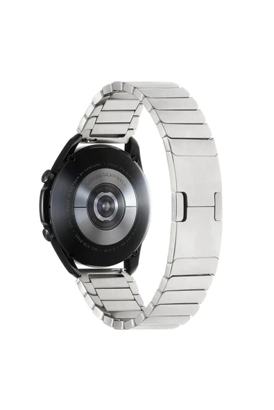 mastersonic Xiaomi Amazfit Pace Uyumlu KRD-82 22mm Metal MTSC Kordon-Gri - 8