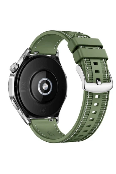 mastersonic Xiaomi Amazfit Pace Uyumlu MTSC- KRD-102 22mm Silikon Kordon-Turuncu - Resim 4