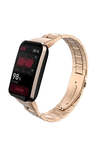 mastersonic Xiaomi Mi Band 7 Pro KRD-04 Metal Kordon-Rose Gold ürün görseli 1