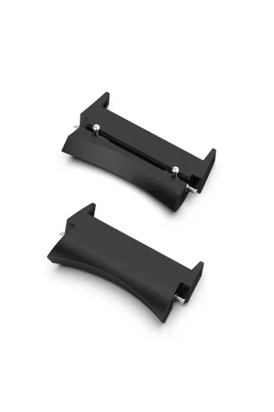 mastersonic Galaxy Watch 4 44mm 20mm Metal Kordon Dönüştürücü MTSC- Siyah