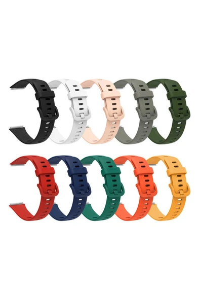 mastersonic Huawei Band 7 KRD-71 Uyumlu MTSC Kordon-Siyah - Resim 6