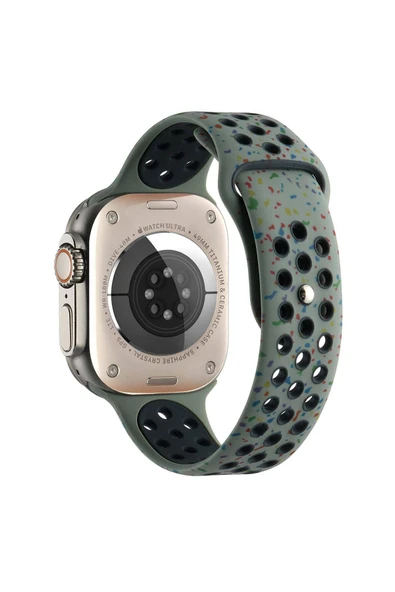 mastersonic Watch Ultra 49mm Kordon Yeni Seri 2023 KRD-02 Uyumlu Strap Kayış MTSC- Siyah - Resim 2