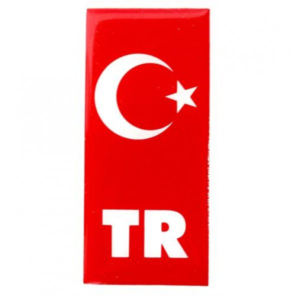 TRANSFORMACION Motosiklet Plaka İçin TR Bölümüne Damla Türk Bayrağı