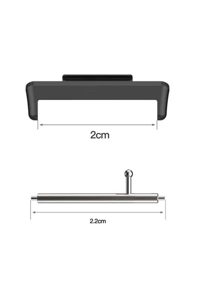 mastersonic Huawei Watch Fit 2 Metal Kordon Dönüştürücü MTSC- Gümüş - 4