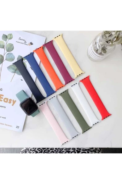 mastersonic Watch 40mm Uyumlu KRD-31 Solo Loop Medium MTSC Kordon-Siyah - Resim 4