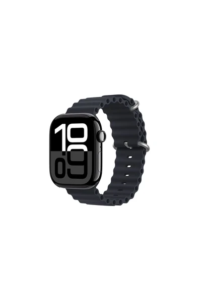 mastersonic Watch 10 46mm Uyumlu MTSC KRD-75 Silikon Kordon-Midnight ürün görseli 1