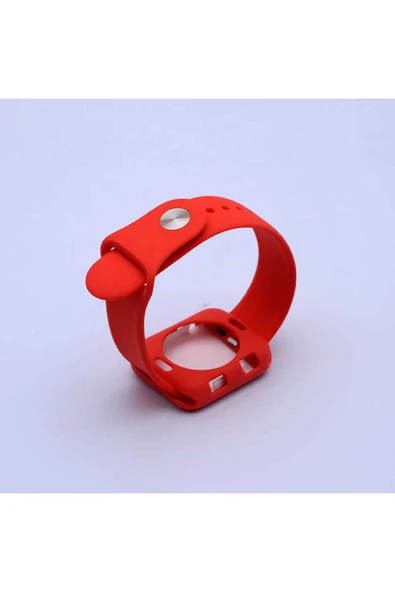 mastersonic Watch 42mm Uyumlu 3 in 1 Klasik MTSC Kordon-Pembe - Resim 4