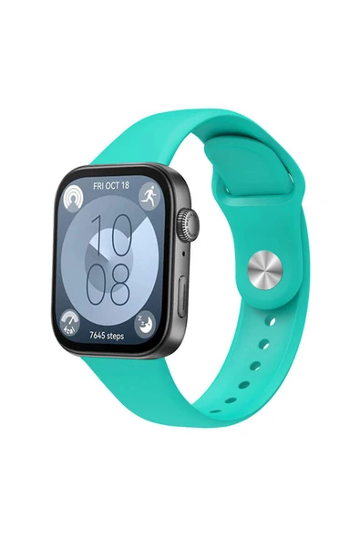 mastersonic Huawei Watch Fit 3 KRD-11 22mm Silikon Kordon-Turkuaz ürün görseli 1