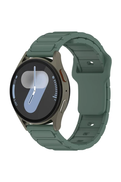 mastersonic Huawei GT2 46mm MTSC KRD-132 22mm Silikon Kordon Strap Kayış - Koyu Yeşil - Resim 8