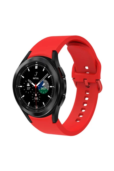 mastersonic Galaxy Watch 4 44mm KRD-50 Uyumlu MTSC Kordon-Kırmızı ürün görseli 1