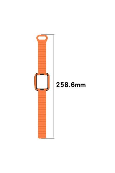 mastersonic Xiaomi Redmi Watch 1 Silikon Kordon MTSC KRD-105 Strap Kayış-Mavi-Starlight - Resim 5