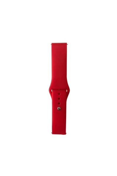 mastersonic Gear S2 Band Serisi 20mm Klasik Kordon Silikon Strap Kayış-Brighr Red - 1