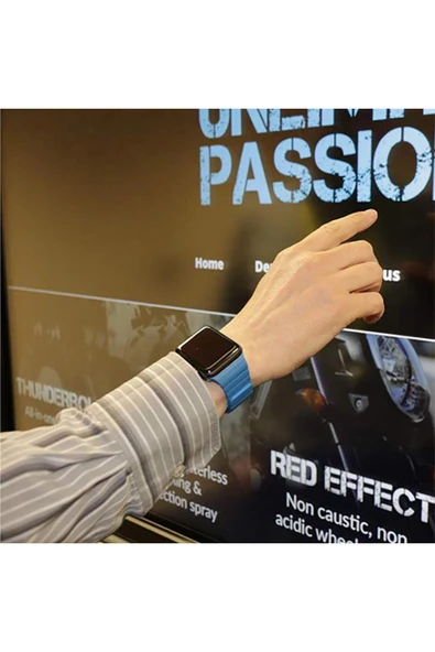 mastersonic Watch 38mm Uyumlu KRD-09 Deri Lop MTSC Kordon-Siyah - 4