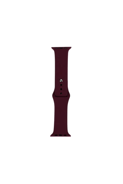 mastersonic Watch 38mm Band Serisi Klasik Kordon Silikon Strap Kayış-Red Wine ürün görseli 1