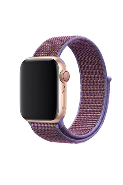 mastersonic Watch 40mm Uyumlu KRD-03 Hasır MTSC Kordon-34-Lilac ürün görseli 1