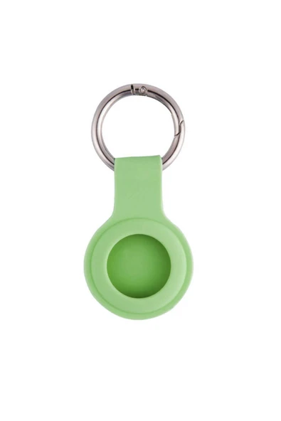 mastersonic TKDR Airtag 01 Uyumlu Silikon Anahtarlık-Turkuaz - Resim 2