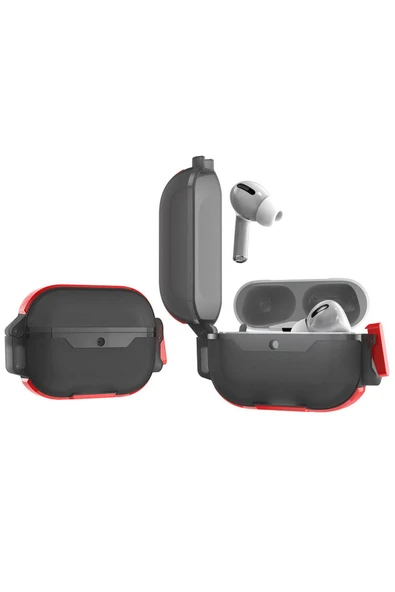 mastersonic Air-Pods Pro MKST Airbag 34 Darbelere Karşı Dayanıklı Kılıf-Mavi - Resim 5