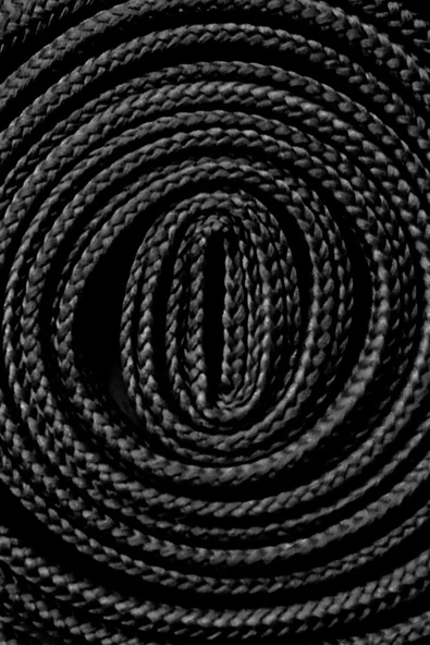 Siyah 1 cm Kalınlığında 1 Çift Yassı Spor Ayakkabı Bağcığı - Resim 2