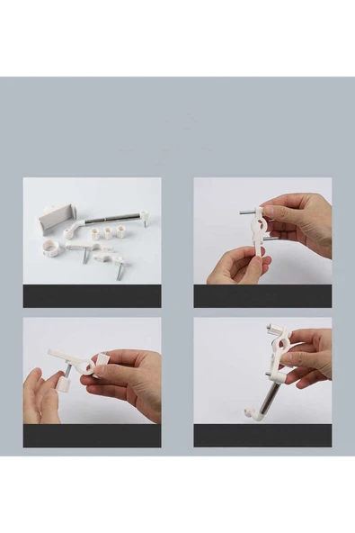 mastersonic Zore LG-01 Dikiz Aynası Telefon Tutucu-Beyaz - Resim 5