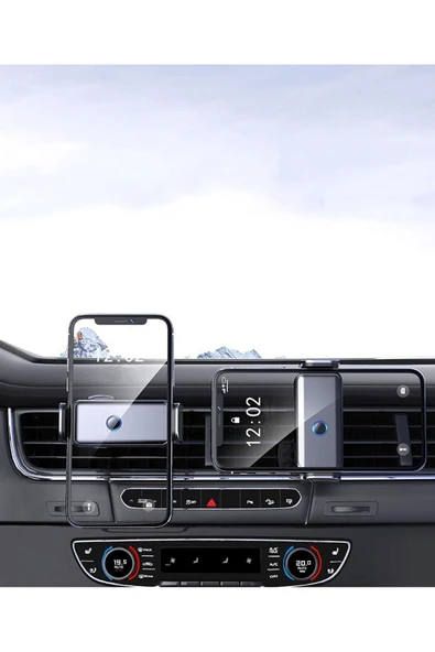 mastersonic VRDR 921 Otomatik Sensörlü Havalandırma ve Düz Zemin Dizayn Araç Telefon Tutucu-Siyah - Resim 4