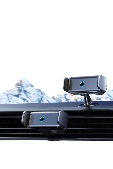 mastersonic VRDR 921 Otomatik Sensörlü Havalandırma ve Düz Zemin Dizayn Araç Telefon Tutucu-Siyah - Resim 2