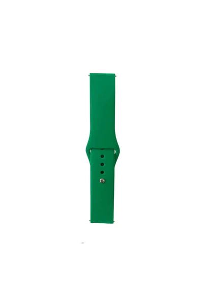 mastersonic Huawei GT2 42mm Band Serisi 20mm Klasik Kordon Silikon Strap Kayış-Grass Green ürün görseli 1