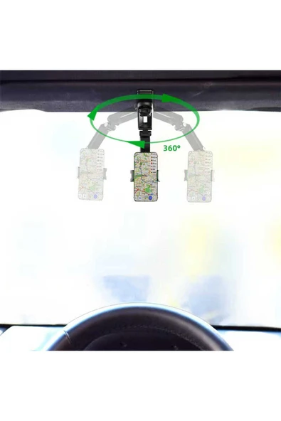 mastersonic Zore MS-12 Telefon Tutucu-Siyah - Resim 5