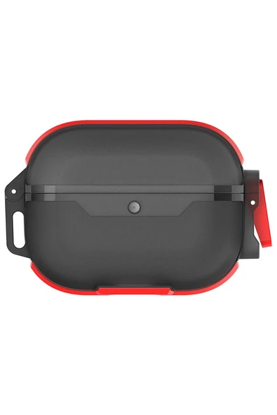 mastersonic Air-Pods Pro BTBM Airbag 34 Darbelere Karşı Dayanıklı Kılıf-Kırmızı - Resim 2