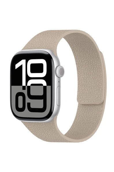 mastersonic Watch 44mm MTSC KRD-136 Kabartma Desenli Silikon Kordon - Cocao ürün görseli 1