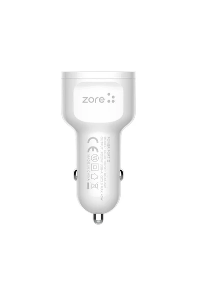 mastersonic TKNC CC-02 Hızlı Şarj Özellikli LED Işıklı QC 3.0 USB-A ve Type-C PD Araç Şarj Başlığı PD 20W - Beya - Resim 4