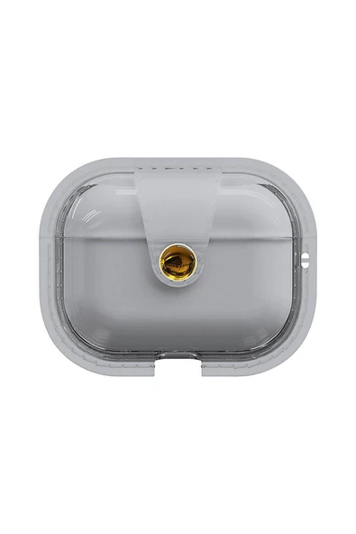 mastersonic Air-Pods Pro MKST Airbag 33 Darbelere Karşı Dayanıklı Magnetik Kılıf-Gri ürün görseli