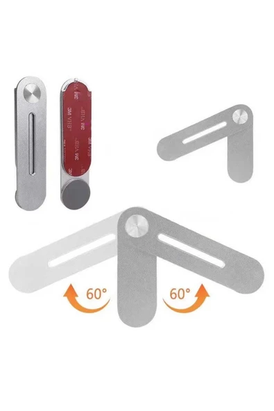 mastersonic MTSC F21 Laptop - Monitör Telefon Tutucu-Gümüş - Resim 3