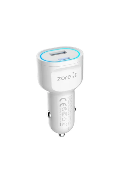 mastersonic TKNC CC-02 Hızlı Şarj Özellikli LED Işıklı QC 3.0 USB-A ve Type-C PD Araç Şarj Başlığı PD 20W - Beya ürün görseli 1