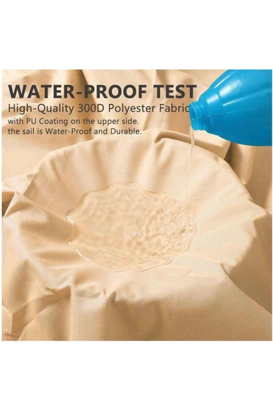 YILDIZ Oxford Kumaş Su Geçirmez Gölgelik 4mtx3.5mt - Resim 2