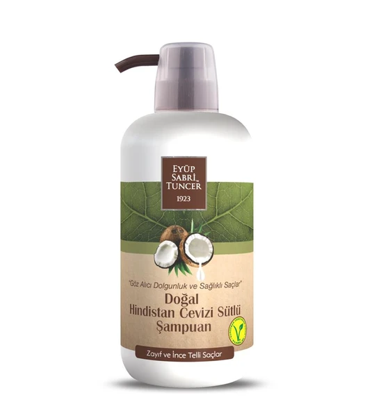 Eyüp Sabri Tuncer 600ml Şampuan Doğal Hindistan Cevizi ürün görseli