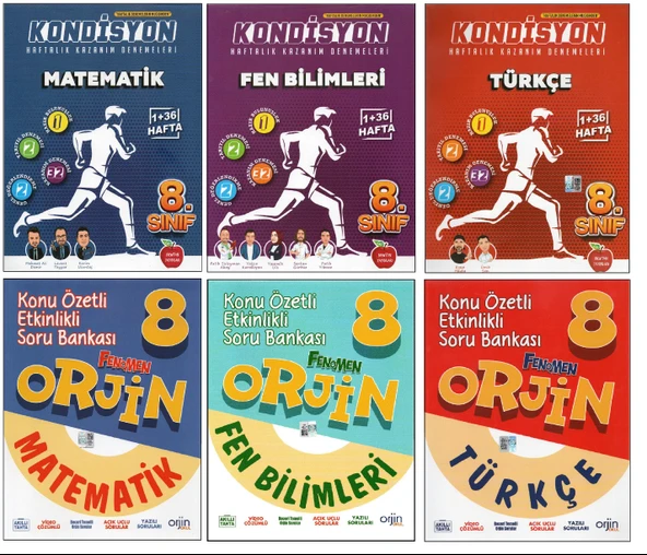 NEWTON KONDİSYON+ORJİN MATEMATİK+TÜRKÇE FEN B. (6 KİTAP) ürün görseli