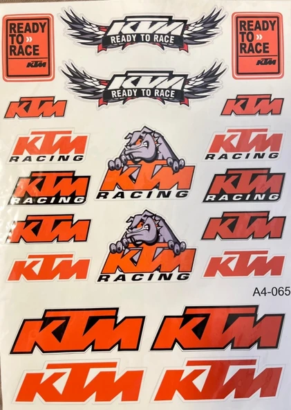 A4 Motor Stickerları - 9