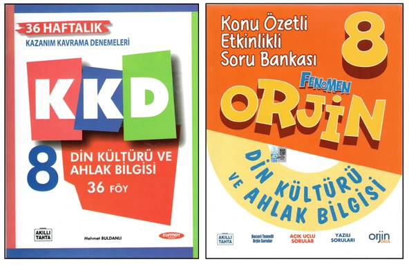 KURMAY 8. SINIF KKD DİN K.+ORJİN DİN KÜLTÜRÜ (2 KİTAP) ürün görseli