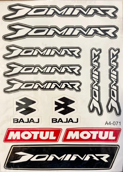 A4 Motor Stickerları - 2