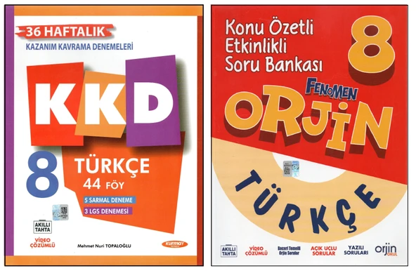 KURMAY 8. SINIF KKD TÜRKÇE+ORJİN TÜRKÇE (2 KİTAP) ürün görseli