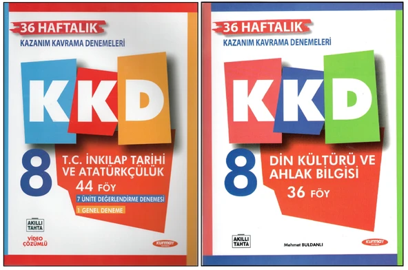 KURMAY 8. SINIF KKD İNKILAP+KURMAY DİN KÜLTÜRÜ (2 KİTAP) ürün görseli 1
