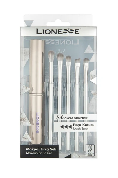 Silver Pro Collection 5'li Göz Makyaj Fırça Seti 5142 - Saklama & Taşıma Kutusu İle - Resim 6