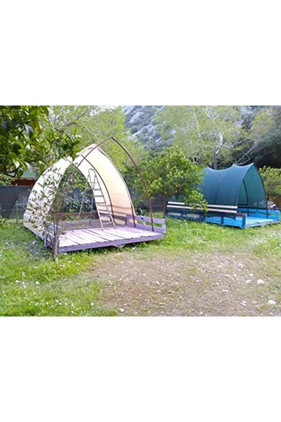 fileambalaj Gölgelik File, 95lik, Çit Filesi, Bahçe Filesi, Şeritli Ve Halkalı, Yeşil, 2 Metre, 15 - 3