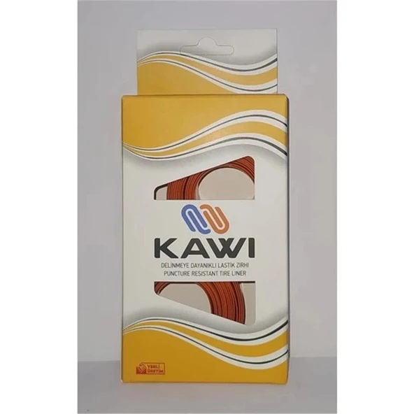KAWI PATLAK ÖNLEYİCİ BİSİKLET LASTİK ZIRHI 34MMX2 MTB 24-26-27-29 JANT UYUMLU TURUNCU ürün görseli