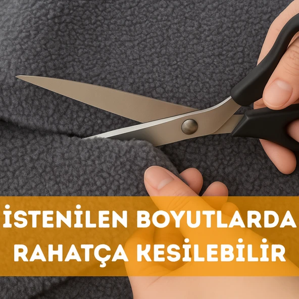 Welsoft Peluş Kumaş Çift Taraflı Yıkanabilir Kesilebilir Koltuk Battaniye Yastık Kaplaması En 180CM - 2