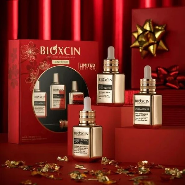 Bioxcin Skin Expert Cildiniz İçin Üçlü Bakım Rutini Canlandırcı 30 ml + Sıkılaştırıcı 30 ml + Nemlendirici 30 ml - Resim 3