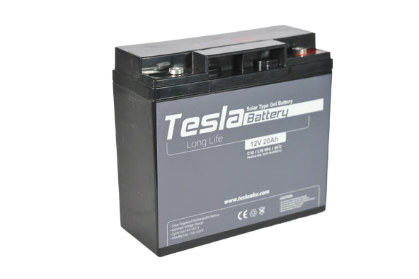 TESLA 12V 20AH SOLAR JEL AKÜ (YENİ ÜRETİM) - 2